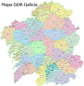 Mapa GDR